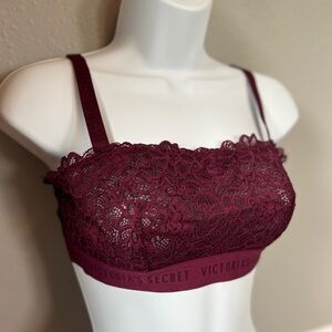 Burgundy VS bralette